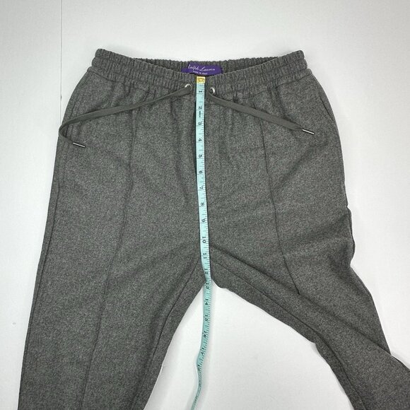 Ralph Lauren Purple Label Men's Gray Wool‎ Quiet Luxury Joggers 30/W27/L32 - Picture 11 of 14